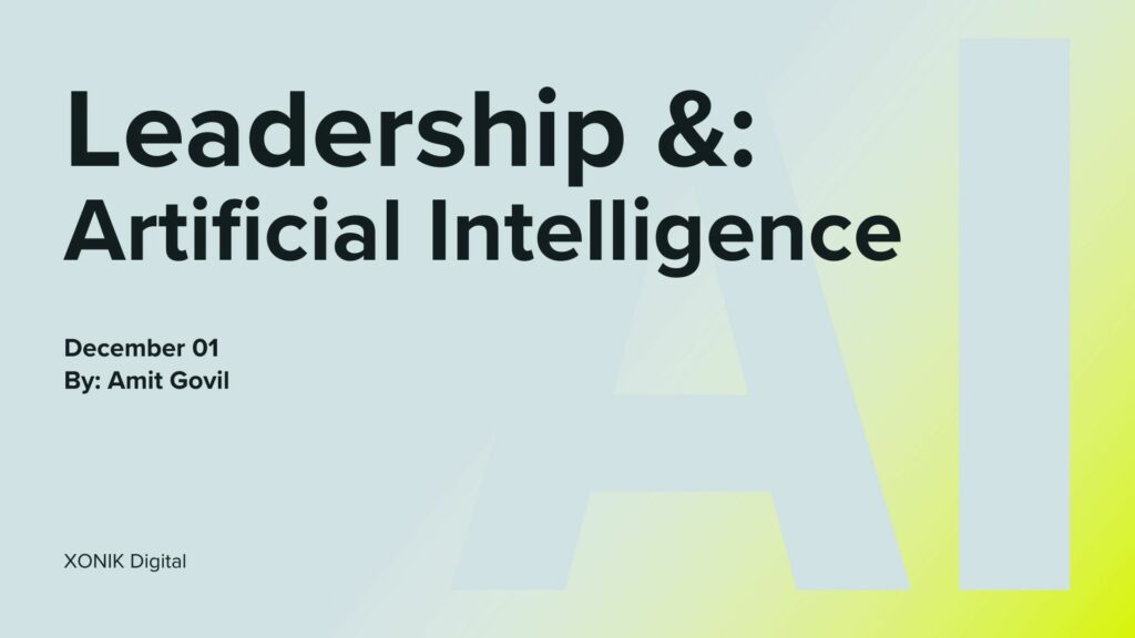 Leadership and AI