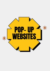 Pop-Up Websites